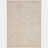 Wander Taupe Wool Luxury Rug, available from Touched Interiors UK