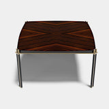 Windsor Metal Leg Luxury Dining Table, alternative angle