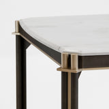 Windsor Metal Leg Luxury Dining Table, close-up detail