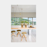 Zaffiro Sphere Luxury Suspension Lamp, view 7