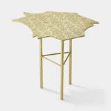 Zattera Lily Pad Luxury Side Table, third shape