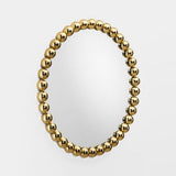 Zecchino Beaded Round Luxury Mirror, view 5