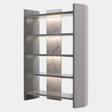 Arnault Marble Bookcase with Illuminated Back