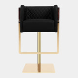 Cadaqués Walnut Root Luxury Bar Chair