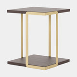 Corricella Luxury Side Table Antique Brushed Brass