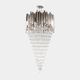 Luxury gold crystal chandelier, Versailles inspired, opulent home decor.