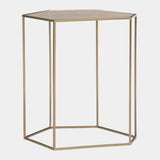 Harper Brown Tinted Glass Side Table