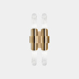 Celeste Wall Lamp: Modern Entryway Lighting (Gold & Crystal)