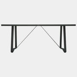 Horizon Carbon Matt Outdoor Dining Table