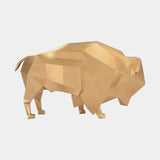 Luxury Gold Leaf Toro Statue