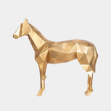 Luxury Gold Leaf Cheval Statue