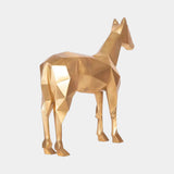 Luxury Gold Leaf Cheval Statue