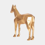 Luxury Gold Leaf Cheval Statue