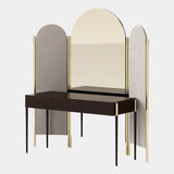 Manhattan Luxury Dressing Table with Bronze Mirror