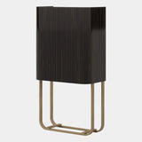 Melody High Gloss Ebony Bar Cabinet