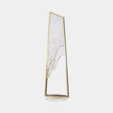 Luxxu Magna I Floor Lamp in gold plated brass and Ibiza marble