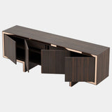 Laskasas Isis Sideboard with Glossy Copper Detailing
