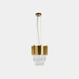 Luxury Crystal Glass Pendant Lamp - Gold Finish Zenith Pendant