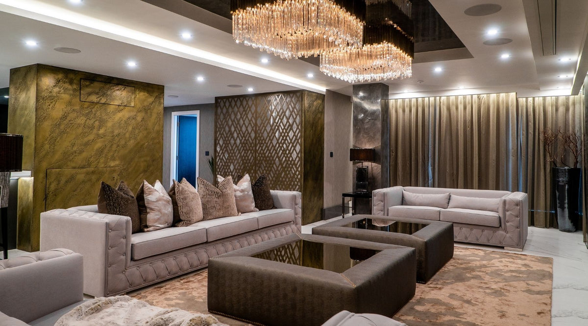 Luxury apartment interior in Manchester designed by Touched Interiors