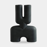 101 Copenhagen Cobra Vase Double, Hexa, Black