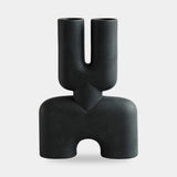 101 Copenhagen Cobra Vase Double, Medio, Black