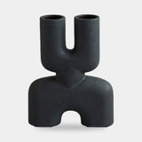 101 Copenhagen Cobra Vase Double, Mini, Black