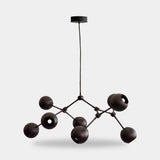 101 Copenhagen Drop Chandelier Globe, Mini, Burned Black (5m)