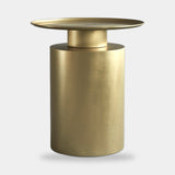 101 Copenhagen Pillar Table, Tall, Brass