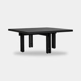 101 Copenhagen Plinth Coffee Table, 80x80, Coffee Black Oak
