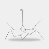 101 Copenhagen Stick Chandelier, Chrome