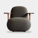 101 Copenhagen Toe Chair, Armrest, Teak / Stone Gray
