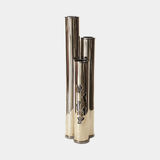 Castro Lighting Safari Vase in polished brass, available from Touched Interiors UK
