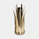 Castro Lighting Savage Bowl in polished brass, available from Touched Interiors UK