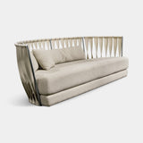 Intreccio Ribbon Back Luxury Outdoor Sofa