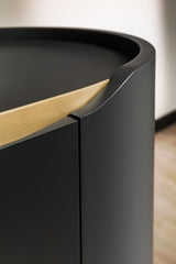 Ondina Bronze Wrap Luxury Bar Cabinet, view 3