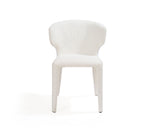 Vela Dining Chair - Chex Polar Bouclé