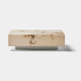 Coleccion Alexandra Yaiza Coffee Table in alabaster with integrated lighting