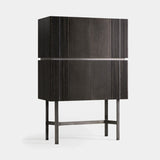 Coleccion Alexandra Tempo High Sideboard in bone with antique brass