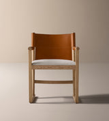 Coleccion Alexandra Ischia Dining Armchair, third view