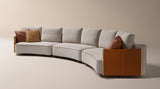 Coleccion Alexandra Giglio Curved Sofa, fourth view