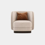Laskasas Ambrose Armchair: Luxury Armchair with Golden Detailing