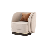 Laskasas Ambrose Fabric Metal Armchair