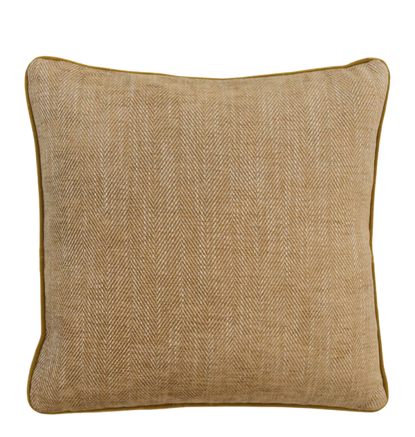 Summit Ginger Herringbone Chenille Cushion
