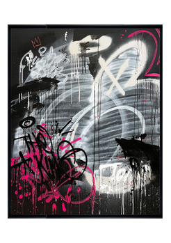 Coeur Brut Canvas Artwor