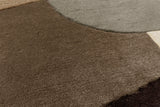 Serge Lesage Blueprint Havana Brown Rug in havana brown, detail