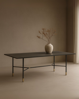 Bofo Dining Table 180 - Black Oak