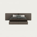 Laskasas Bonnie Bed - Vienna Khaki with Built-In Wireless Phone Chargers