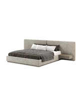 Laskasas Bonnie Bed - Vienna Khaki with Built-In Wireless Phone Chargers