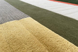 Serge Lesage Cairn Brick Rug in brick, detail