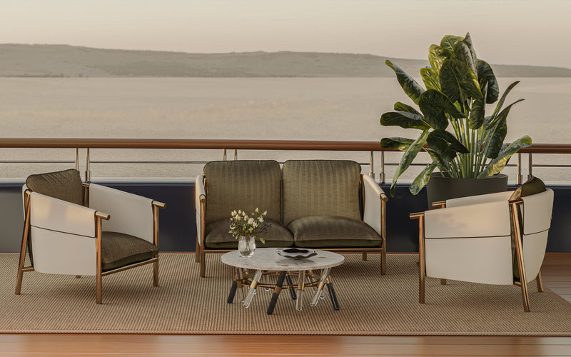 Céline Luxury Outdoor Lounge Armchair